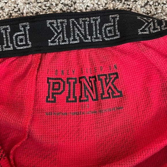 PINK Plaid Sleep Shorts - Large - Picture 4 of 4